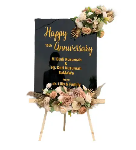 Papan Bunga Akrilik Rorotan